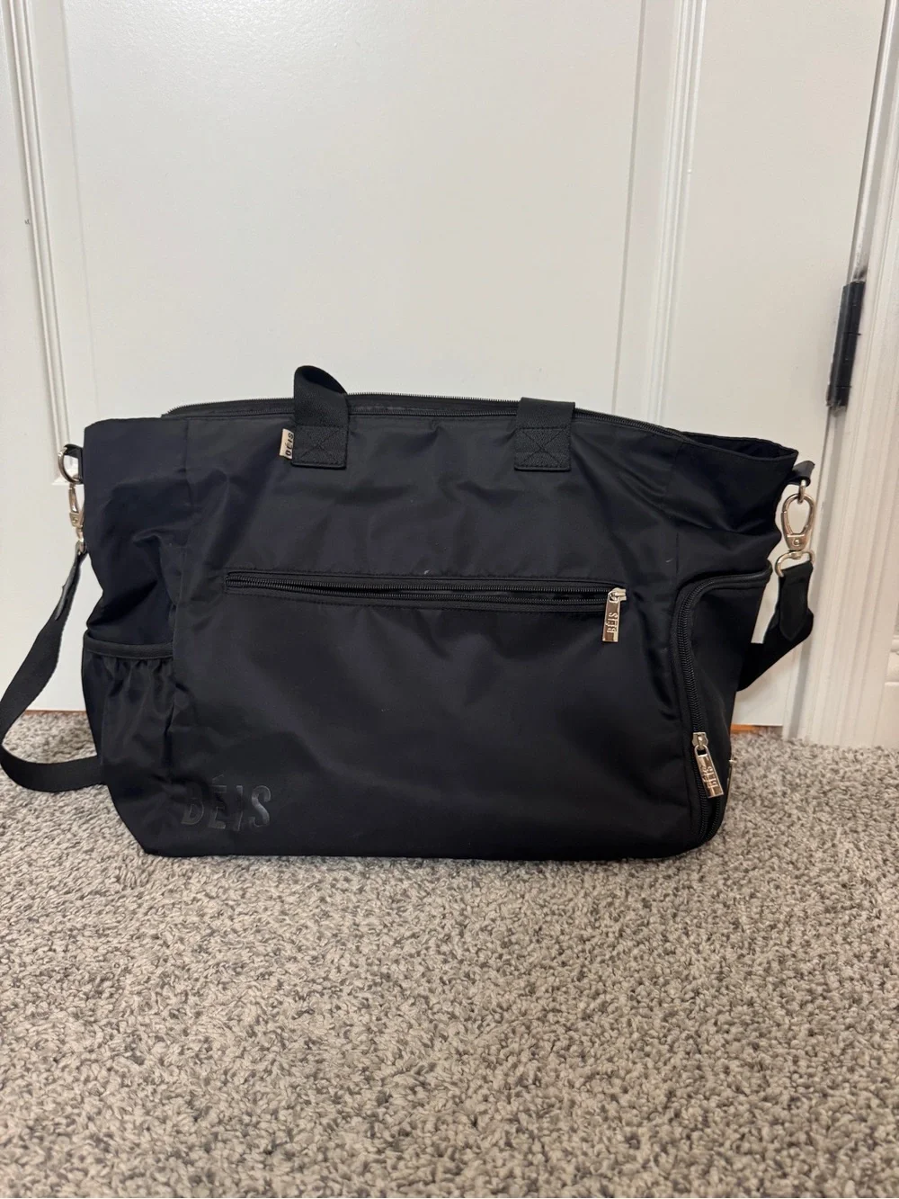 Black BEIs Pumping Tote Bag